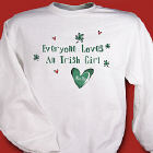 Everyone Loves... Personalized Irish Sweatshirt